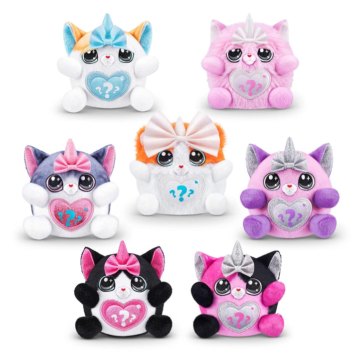 Rainbocorns Kittycorn Surprise Series 7, Calico Cat – Plüsch zum Sammeln – 10 Überraschungen zum Aus