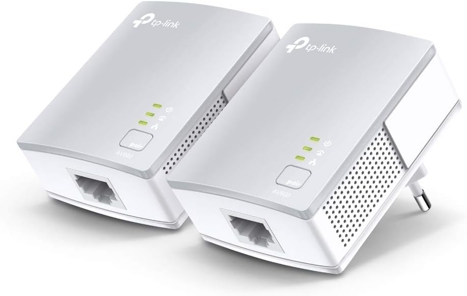 TP-Link Powerline Adapter Set TL-PA4010 KIT(600Mbit/s, 100Mbit/s-Ethernet-LAN, Plug&Play, Kompatibel