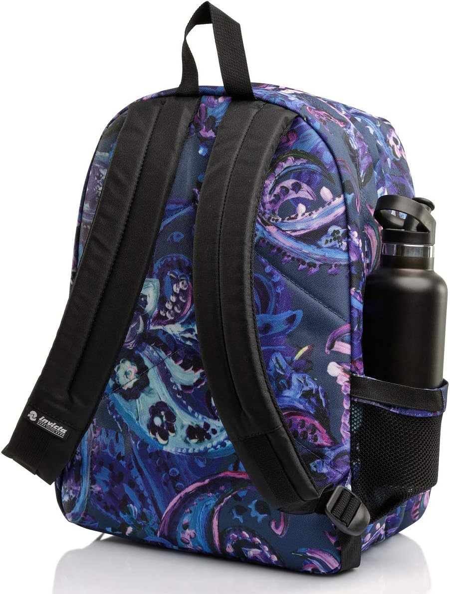 Invicta Rucksack aus nachhaltigem Stoff, Backpack mit Trinkflaschenfach, Laptopfach, Extra Platz - 3