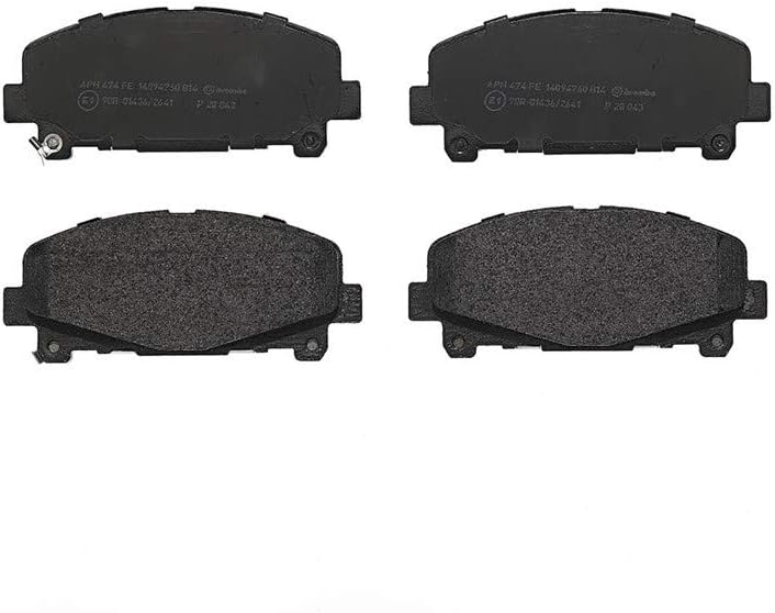 Brembo P 28 043 Bremsbelagsatz, Scheibenbremse - (4-teilig)