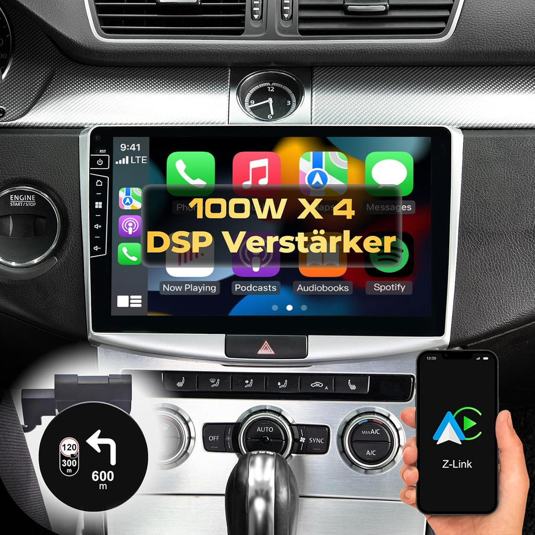 DYNAVIN Android Autoradio Navi für VW Passat B7 CC, mit 4 * 100W DSP Verstärker | DAB+ Radio; Kompat