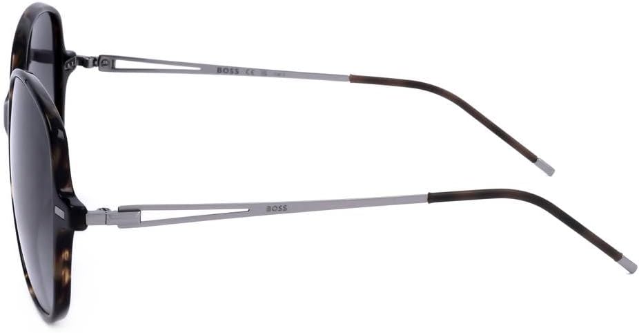 BOSS HUGO 1457/S Brille, Havana, 57 für Damen, Havana