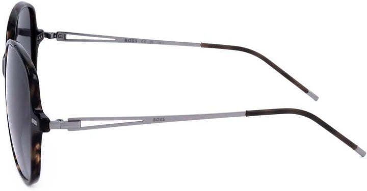 BOSS HUGO 1457/S Brille, Havana, 57 für Damen, Havana