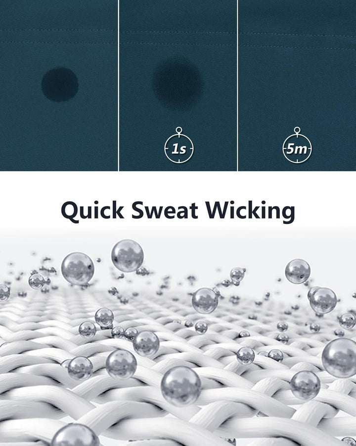 33,000ft Wanderhose Damen Kurz, Cargo Shorts Bermuda Stretch Leichte Laufshorts Sommer UPF50+ Kurze