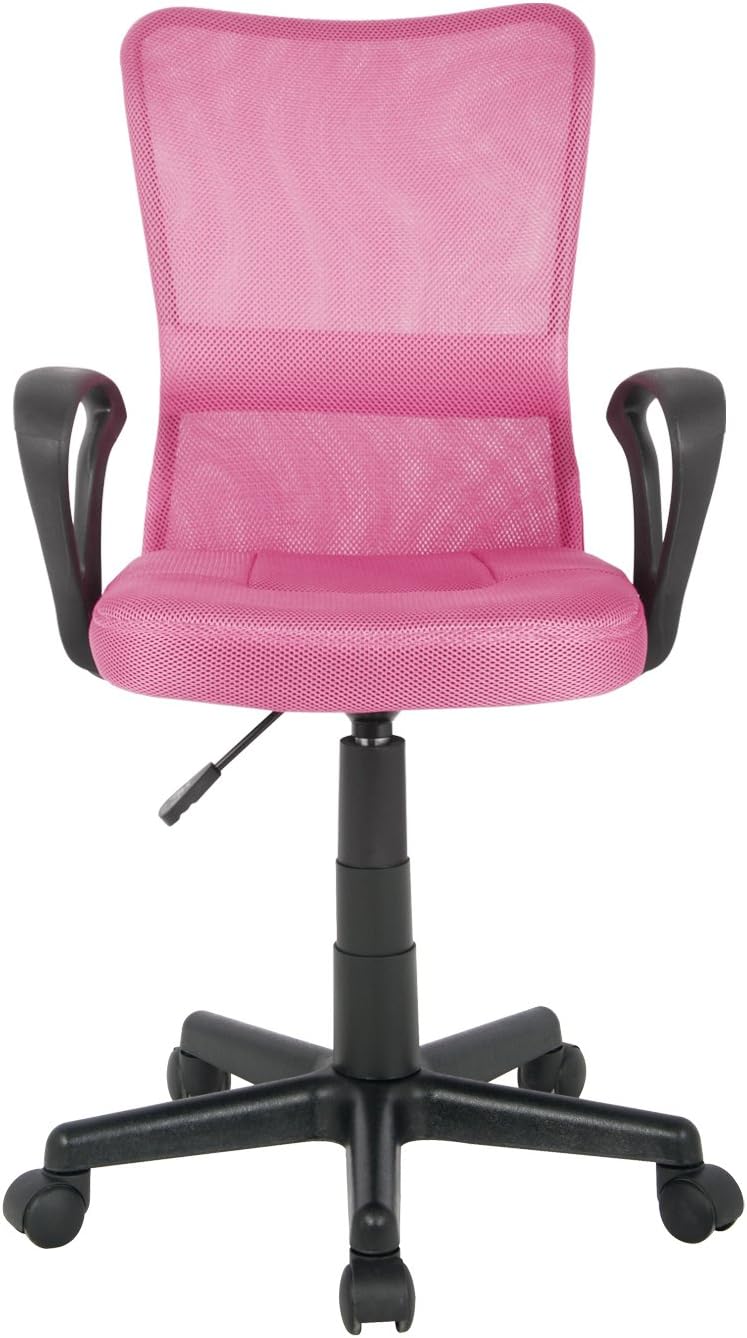 SixBros. Bürostuhl,Schreibtischstuhl, Drehstuhl für’s Büro oder Kinderzimmer, stufenlos höhenverstel