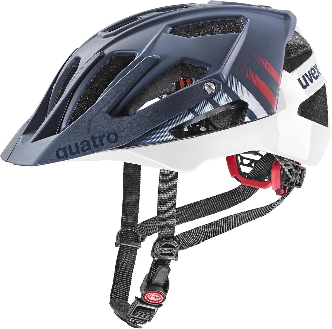 uvex Quatro cc - sicherer MTB-Helm für Damen und Herren - individuelle Grössenanpassung - Verstellba