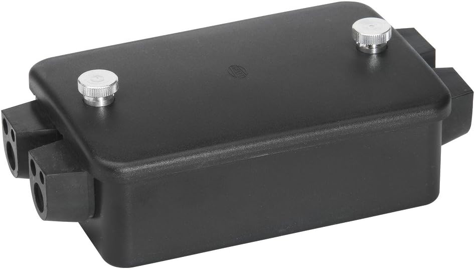 HELLA Kabelverbindungsdose - Flachstecker - 8-polig - 8KV 004 259-031, schwarz 8-polig mit Flachstec
