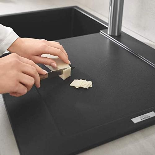 GROHE K500 | Kompositspüle mit Abtropffläche | granit schwarz | 31644AP0 K500 Granit Schwarz 86 x 50