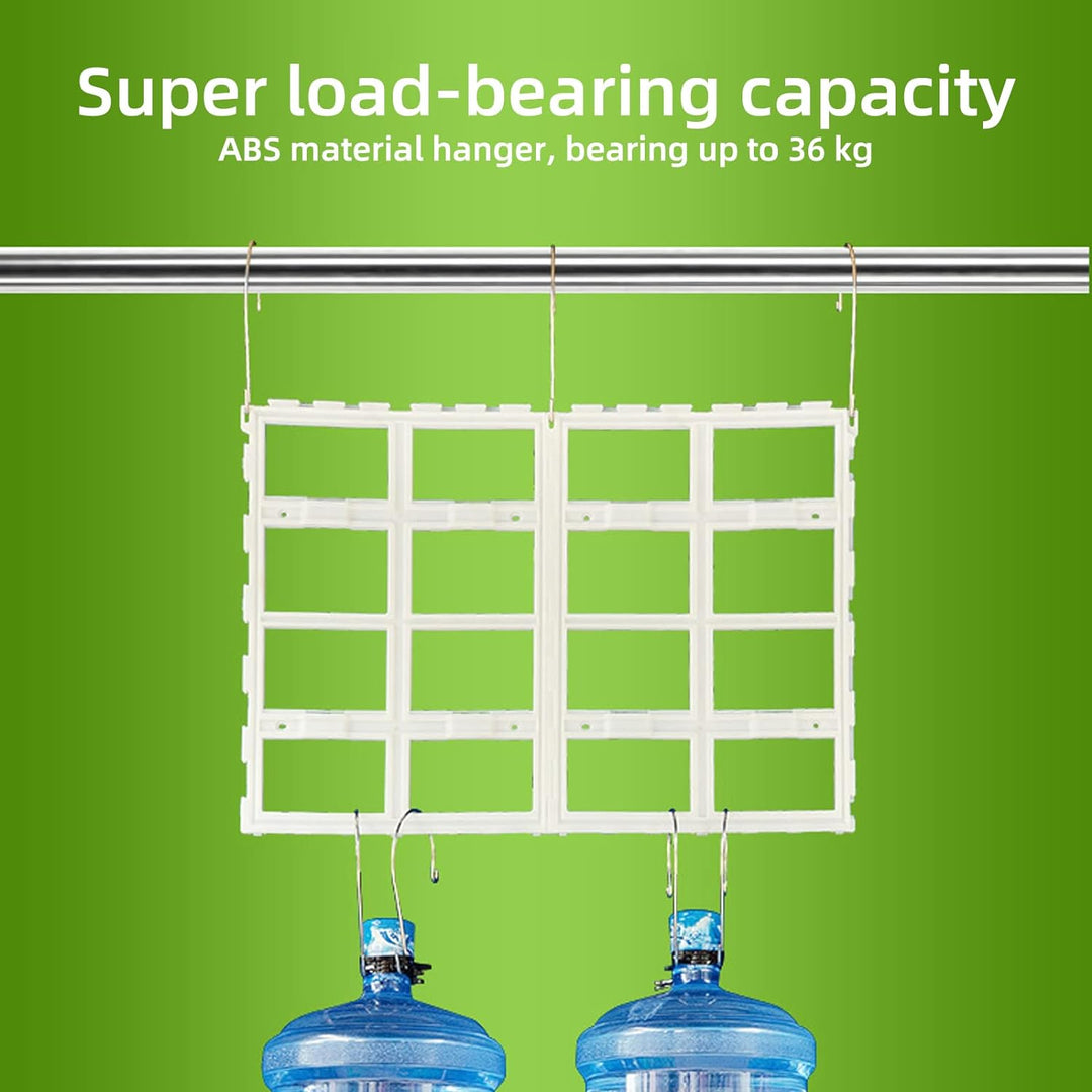 CEIEVER Hängende vertikale Wand Pflanze, Vertikaler Garten Pflanzenwand mit 8 Taschen Platzsparende