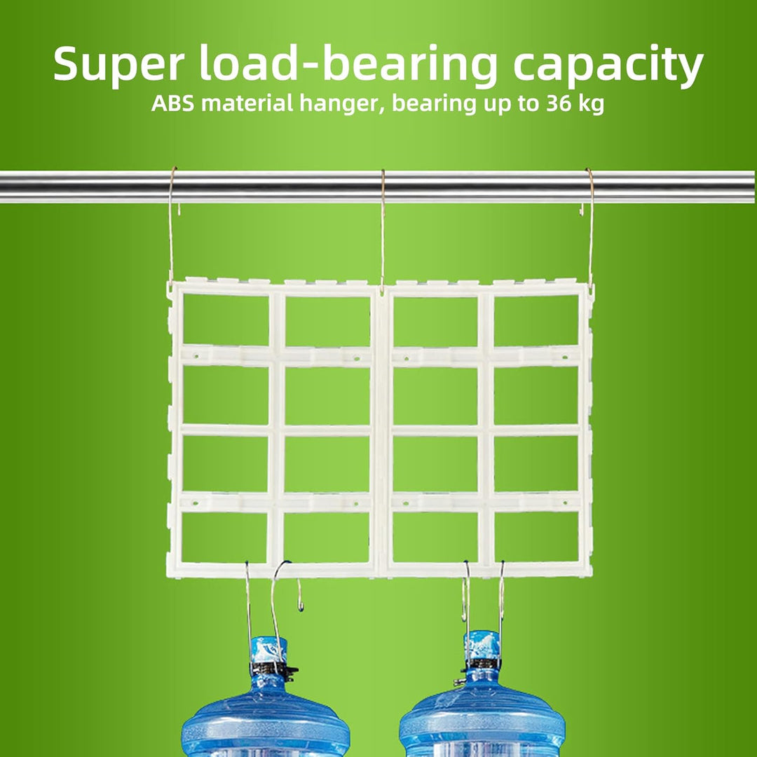 CEIEVER Hängende vertikale Wand Pflanze, Vertikaler Garten Pflanzenwand mit 8 Taschen Platzsparende