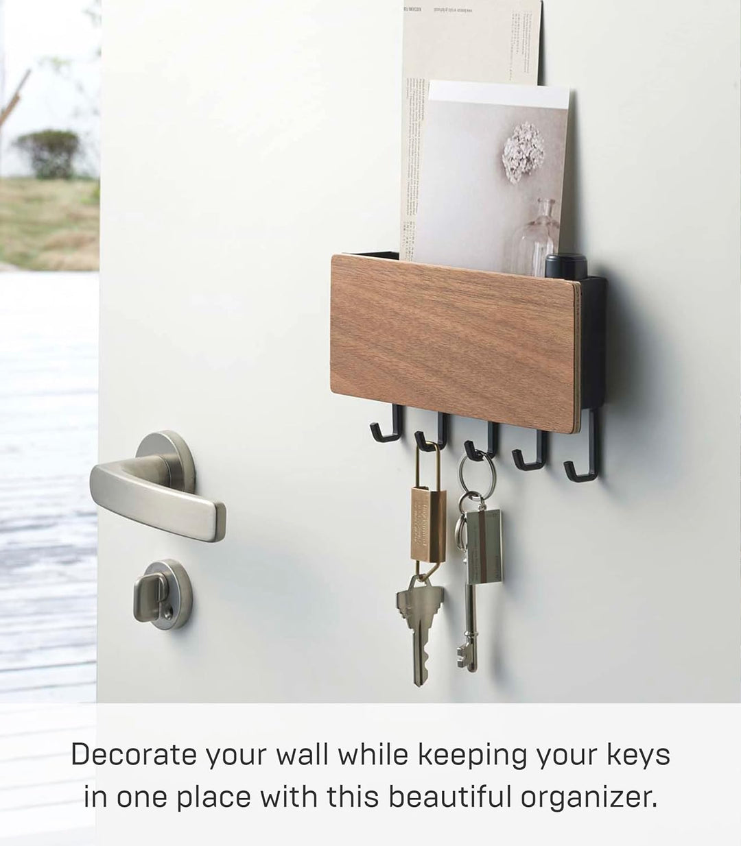 Magnetic Keyhook & Holder - Rin - brown Braun, Braun