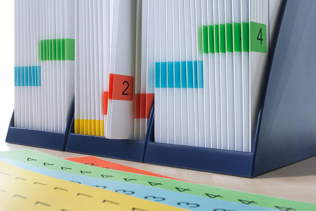 HERMA 4238 Farbige Etiketten rot, 100 Blatt, 25,4 x 10 mm, 189 Stück pro A4 Bogen, 18900 Aufkleber,