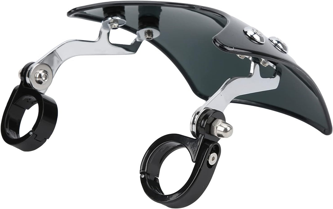 Aramox Motorrad Windabweiser Scheinwerferverkleidung, Universal Motorrad Windschutzscheibe Scheinwer