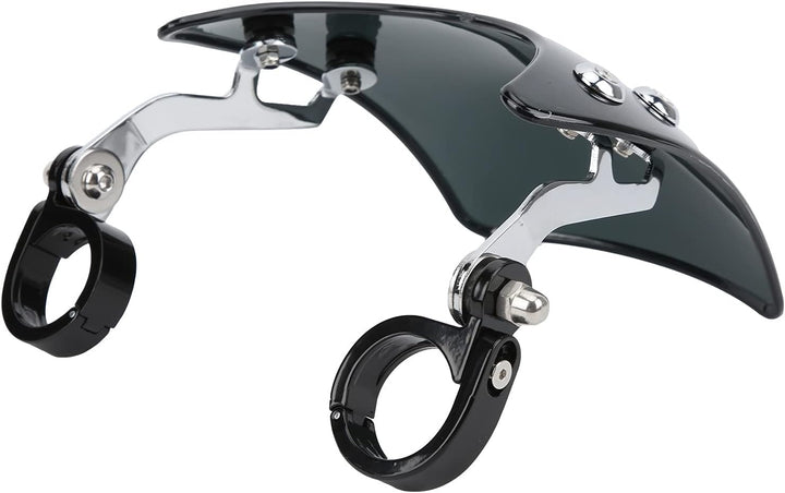 Aramox Motorrad Windabweiser Scheinwerferverkleidung, Universal Motorrad Windschutzscheibe Scheinwer