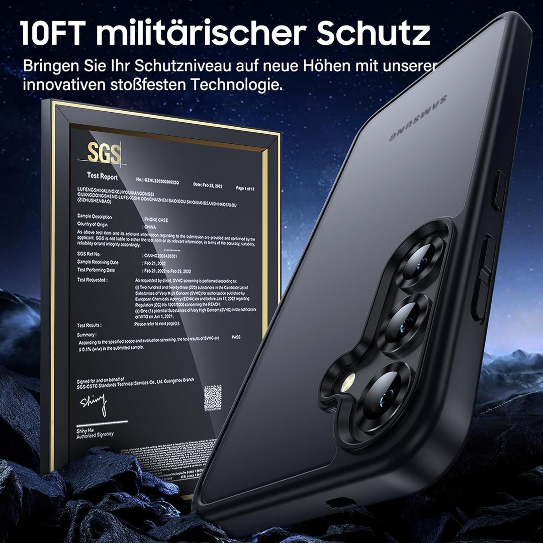 UniqueMe für Samsung Galaxy S25 Hülle - Handyhülle für Samsung Galaxy S25 Case, 5 in 1 Set Rundumsch