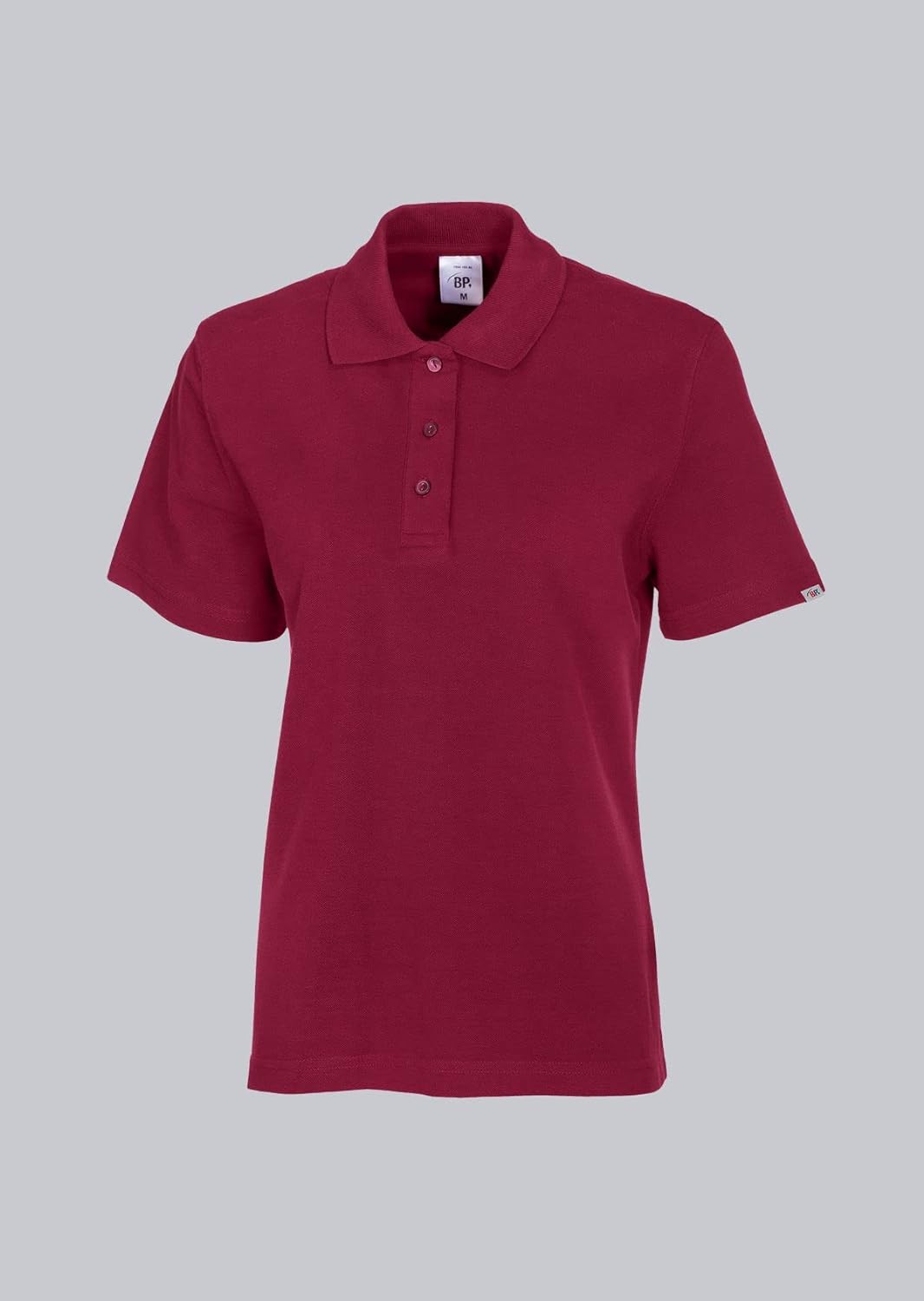 BP 1648-181-82-XS Poloshirt für Frauen, 1/2 Ärmel, Polokragen mit Knopfleiste, 64 cm, 220,00 g/m² St