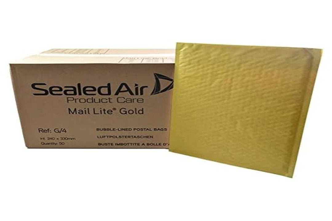 Sealair MLGG4 Mail lite gold, BL 240 X 330 mm, 50er Pack 240x330mm gold, 240x330mm gold