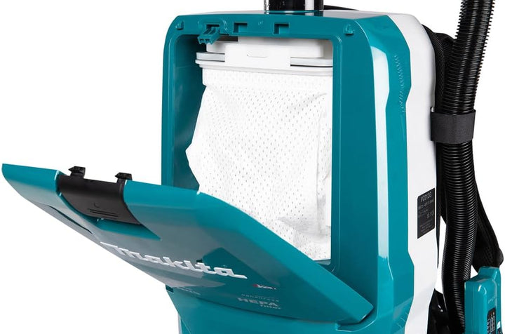 Makita VC012GZ01, Bürstenloser Rucksack-Staubsauger, blau