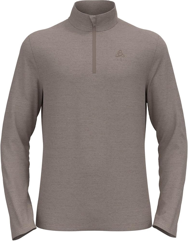 Odlo Herren Roy Mid Layer (1er Pack) S Cinder - Silver Cloud, S Cinder - Silver Cloud