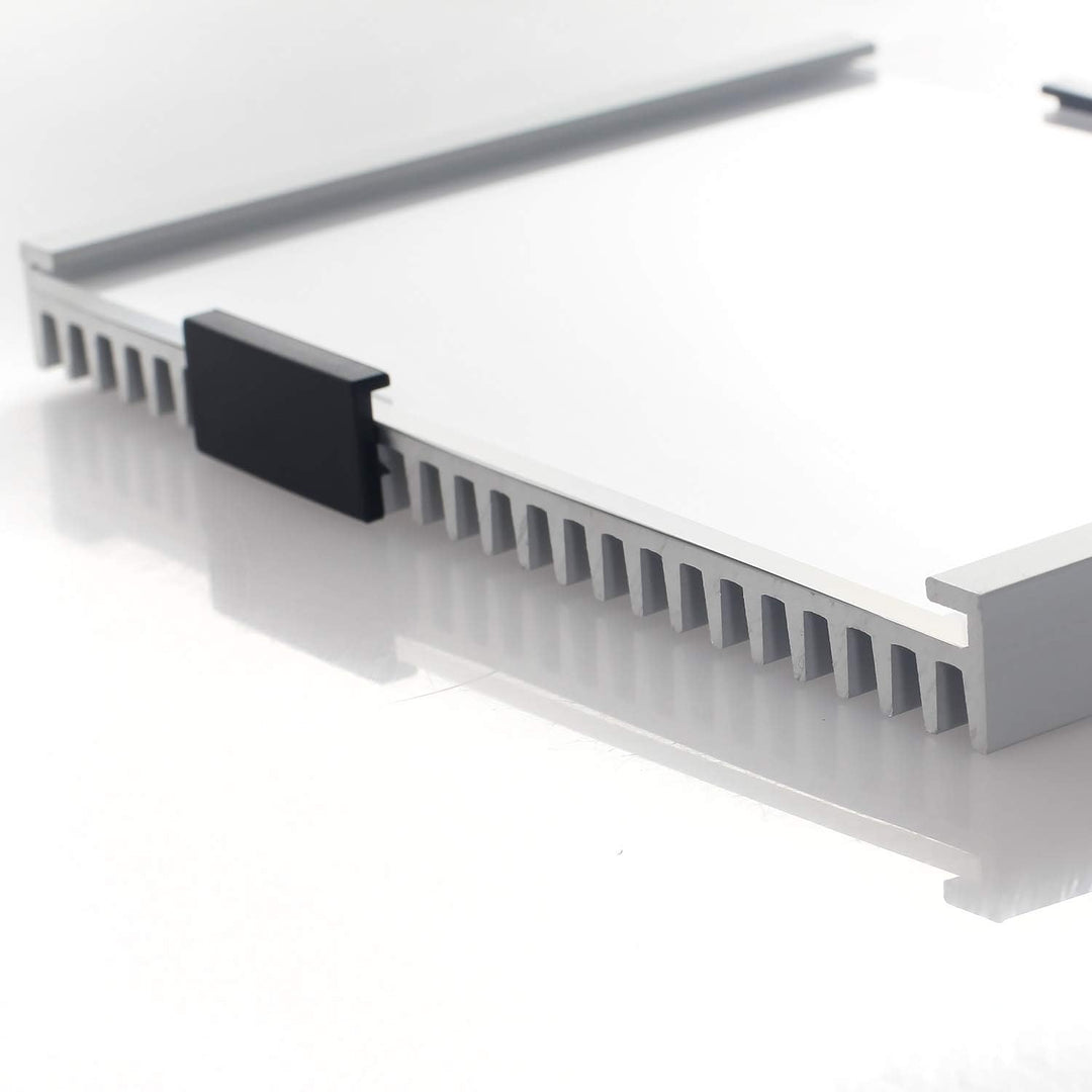 TUKA-i-AKUT 5st. Büro Türschild A6, Aluminium und Acryl Abdeckung, Büroschild zum selbst beschriften