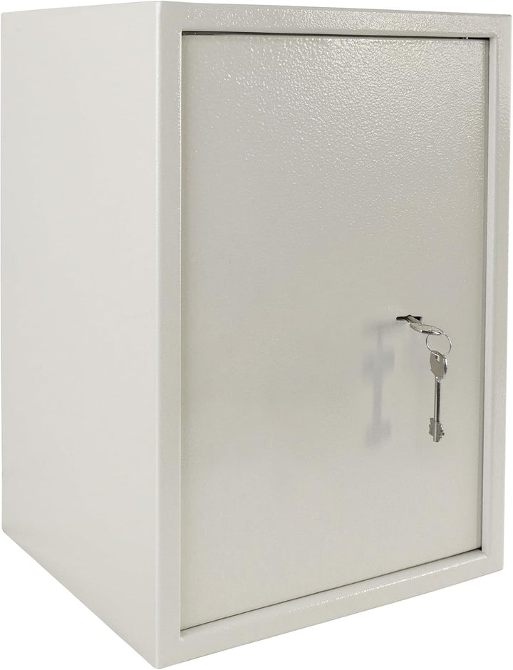 UISEBRT Safe Tresor Möbeltresor mit Doppelbartschloss - Schlüsseltresor Abschliessbarer Schrank Geld