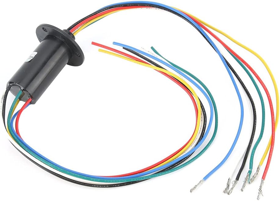 MW1615 Leitfähiger Schleifring 50 RPM Nennrate 6 Ringe 29,8 mm Durchmesser Hochleistungsausrüstungst