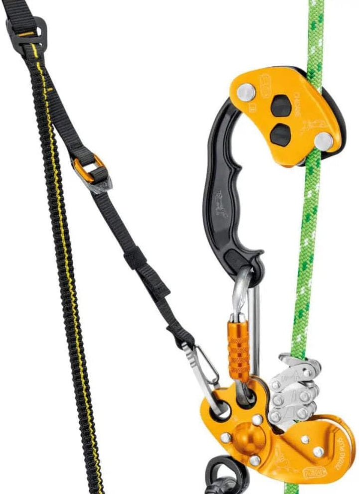 PETZL Unisex – Erwachsene Knee Ascent Fussschlaufe Clip Knie-Aufstiegspedal, Mehrfarbig, one Size