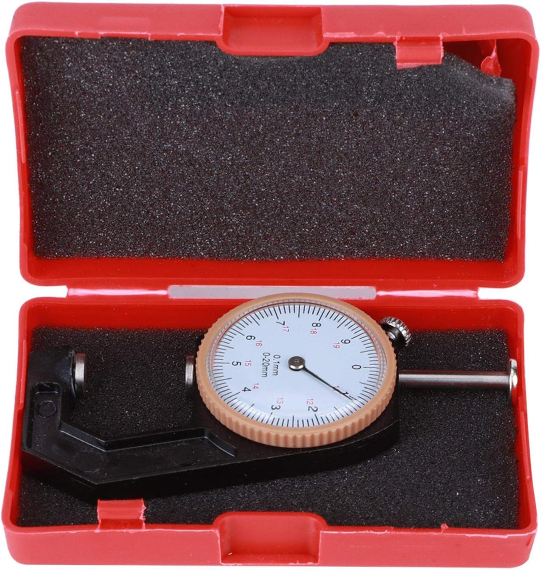 0-20 Mm Dickenmessgerät Spitzer/Flacher Kopf R Es Zifferblatt Genauigkeitsmesswerkzeug Flacher Spitz
