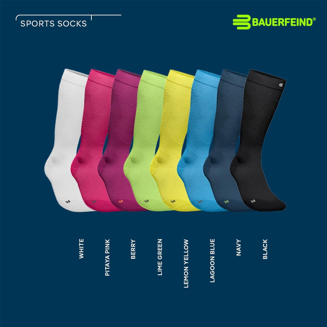 Bauerfeind Laufsocken „Run Ultralight Compression Socks“, 1 Paar sehr dünne Kompressionsstrümpfe für