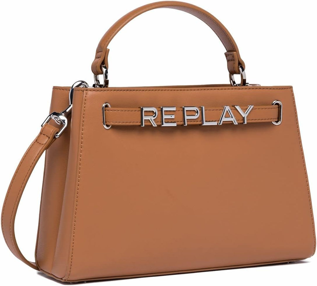Replay Damen Fw3380 Handtasche 060 Brick Brown, 060 Brick Brown