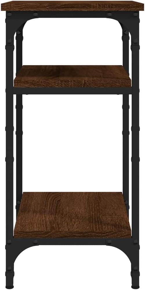 FIRBNUS Beistelltisch Braun Eichen-Optik Mini Beistelltisch Beistelltisch Sofa Beistelltisch Couch B