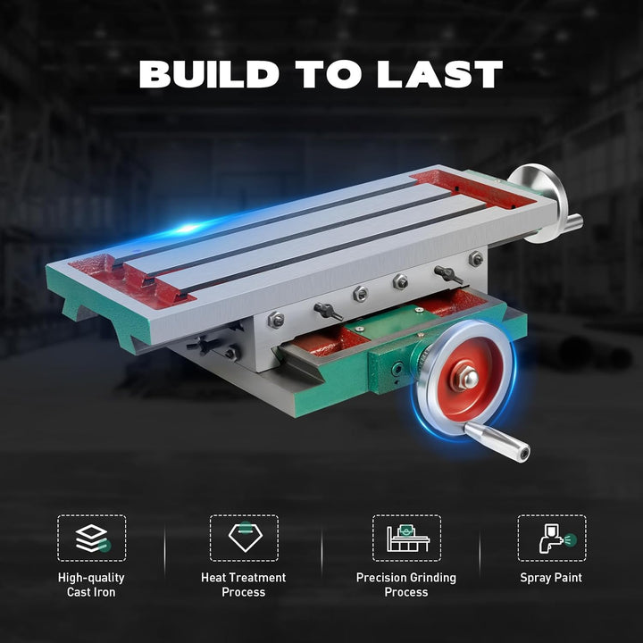 Kreuztisch Frästisch 450 x 170 mm, kreuztisch Tischbohrmaschine Metall Fräsmaschine, Multifunktions
