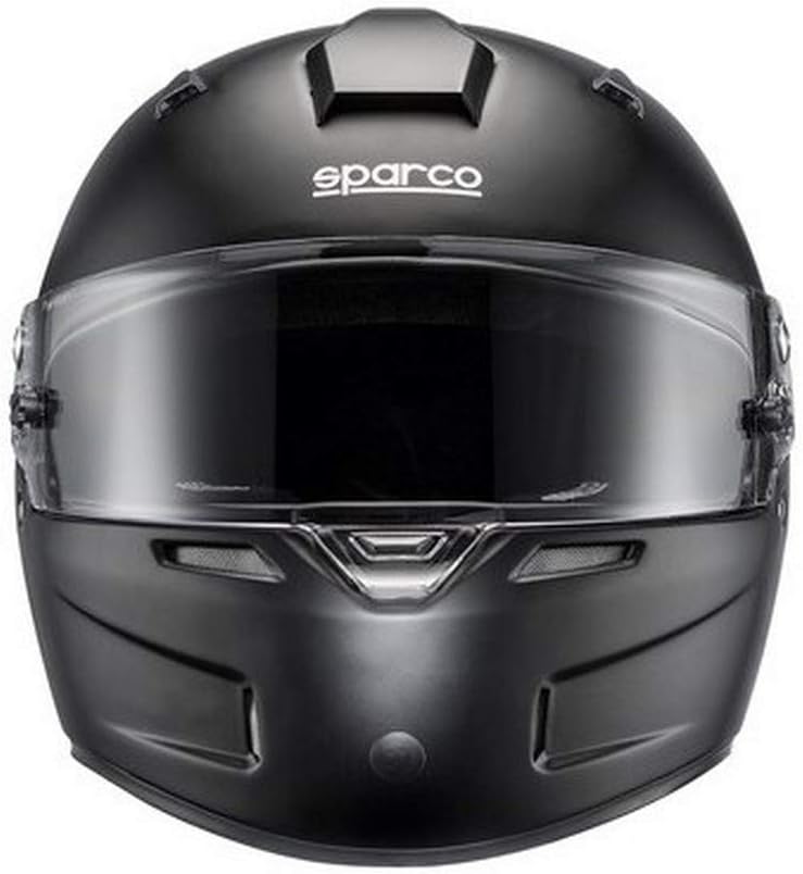 Sparco 0033556XXLNR Helm Sky Kf-5W Kevlar/Fiberglas Fia, Grösse XXL, Schwarz