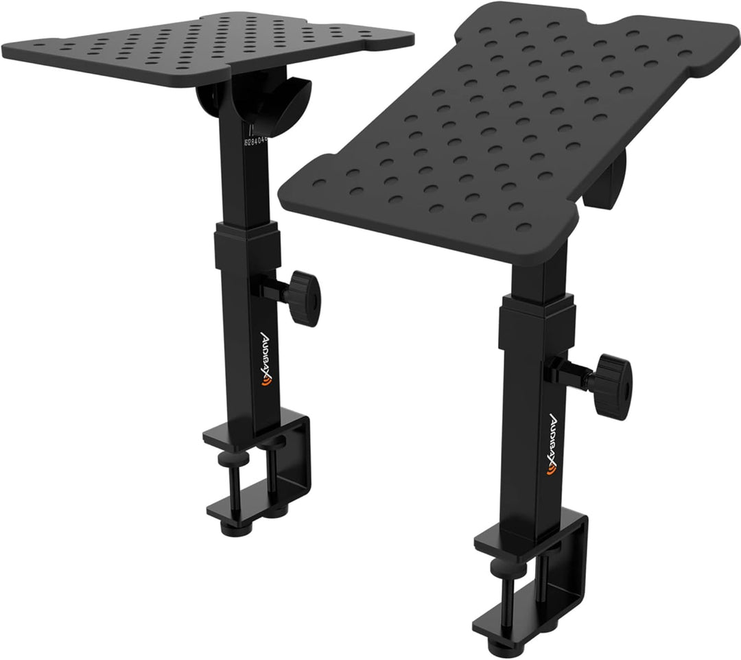 Audibax NEO STM-15 Soportes Monitores / Altavoces Estudio para Mesa Regulables (Pareja) Legierter St