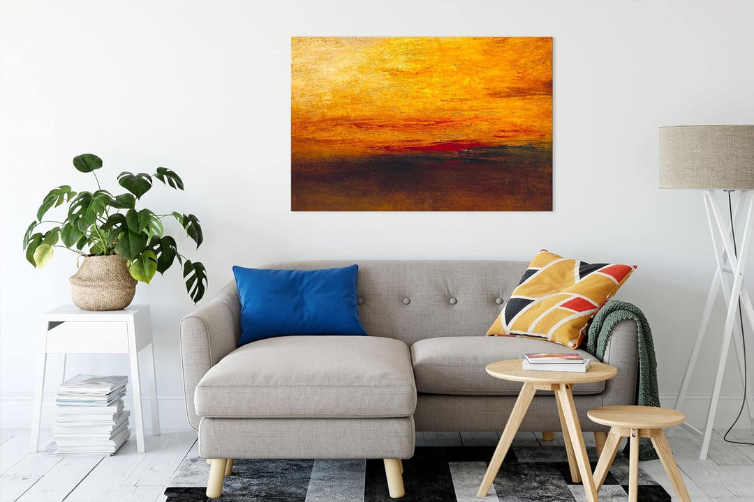 Generisch William Turner - Sunset  als Leinwandbild / Grösse: 100x70 cm / Wandbild / Kunstdruck / fe