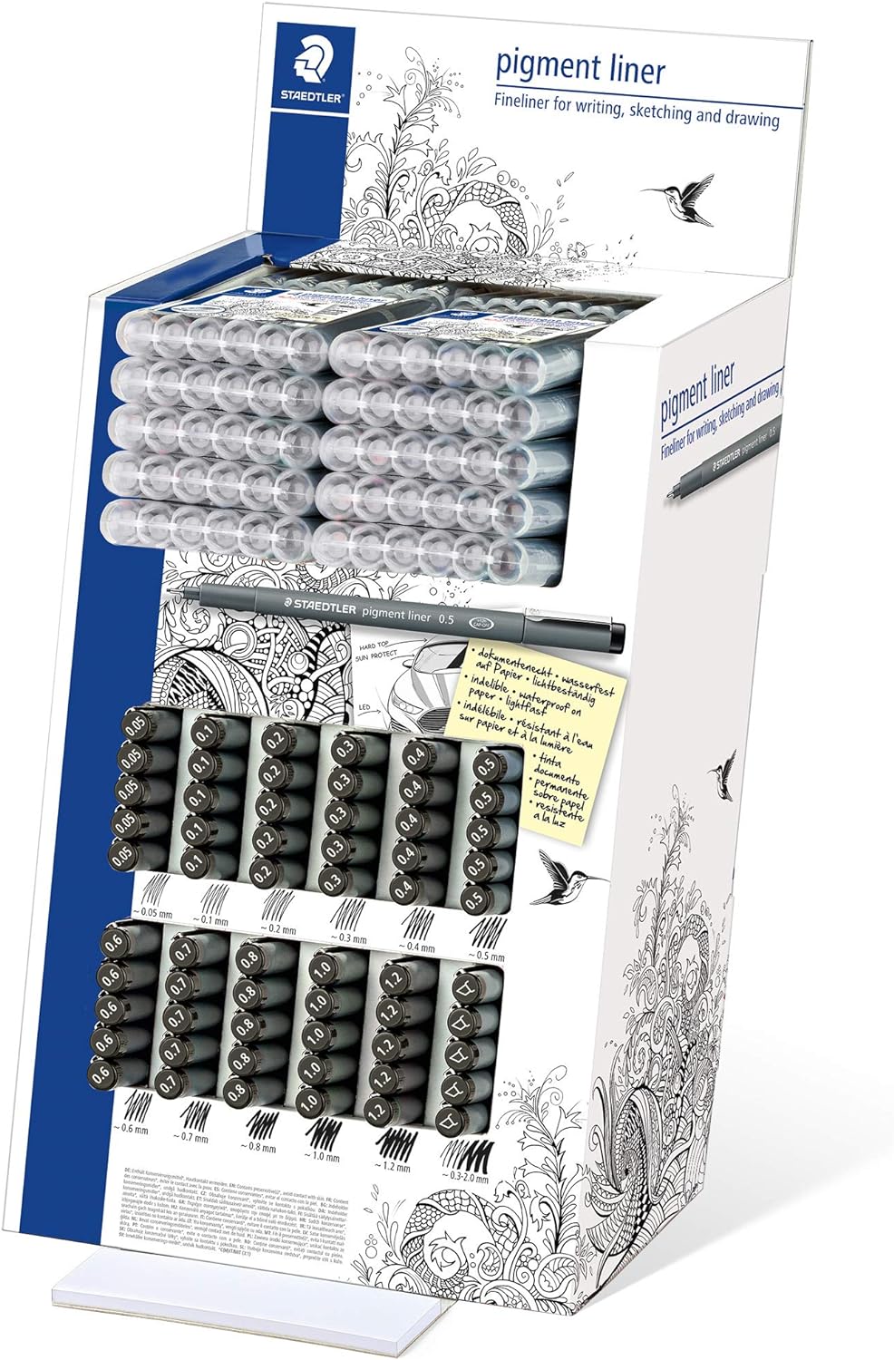 STAEDTLER 308 CA60 Fineliner Pigment Liner, 60 Stück