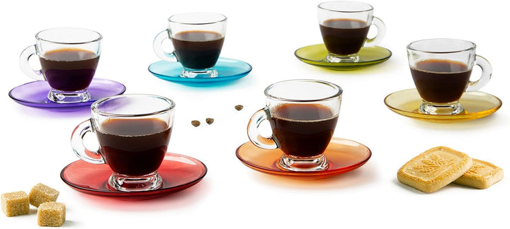 Excelsa Istanbul Kaffeetassen mit Untertasse, 6 Stück