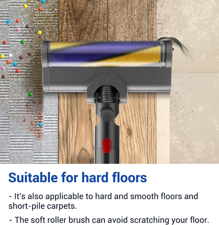 Bürste Ersatzteile mit Staubdetektionsfunktion kompatibel für Dyson Staubsauger V7, V8, V10, V11, V1