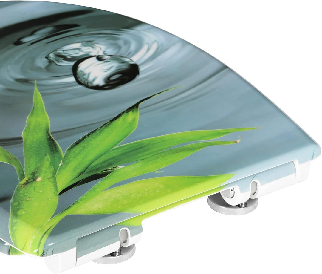 WOLTU Toilettendeckel mit Absenkautomatik, Premium WC Sitz, Klodeckel mit Quick-Release-Funktion, Kl