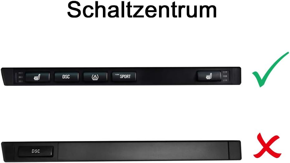 DYNAVIN E46 SL Funktionsträger Blende Mittelkonsole - Verlagerung von Klimabedienteil BZW. Heizungsb