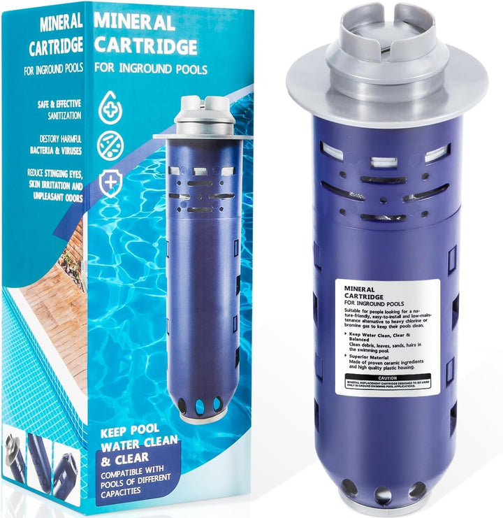 CTcar W28001 Mineralkartusche für Zodiac All DuoClear System 35 Gefässe Pool-Desinfektionsmittel, au