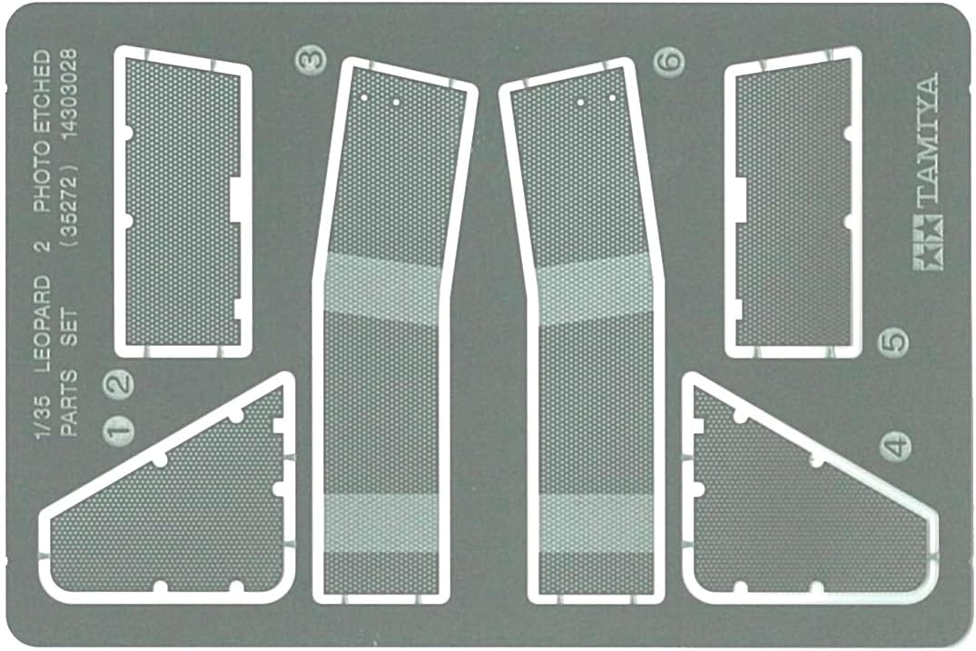 Tamiya 25207 1:35 BW KPz Leopard 2 A6 (3) Ukr. - Modellbausatz,Plastikbausatz, Bausatz zum Zusammenb