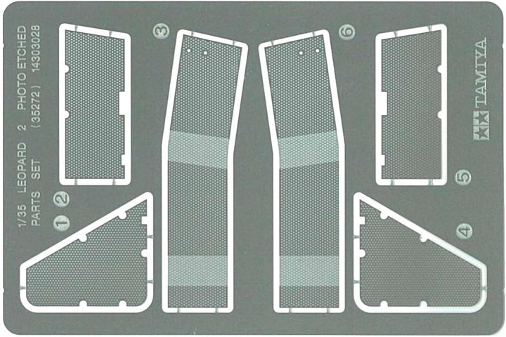 Tamiya 25207 1:35 BW KPz Leopard 2 A6 (3) Ukr. - Modellbausatz,Plastikbausatz, Bausatz zum Zusammenb