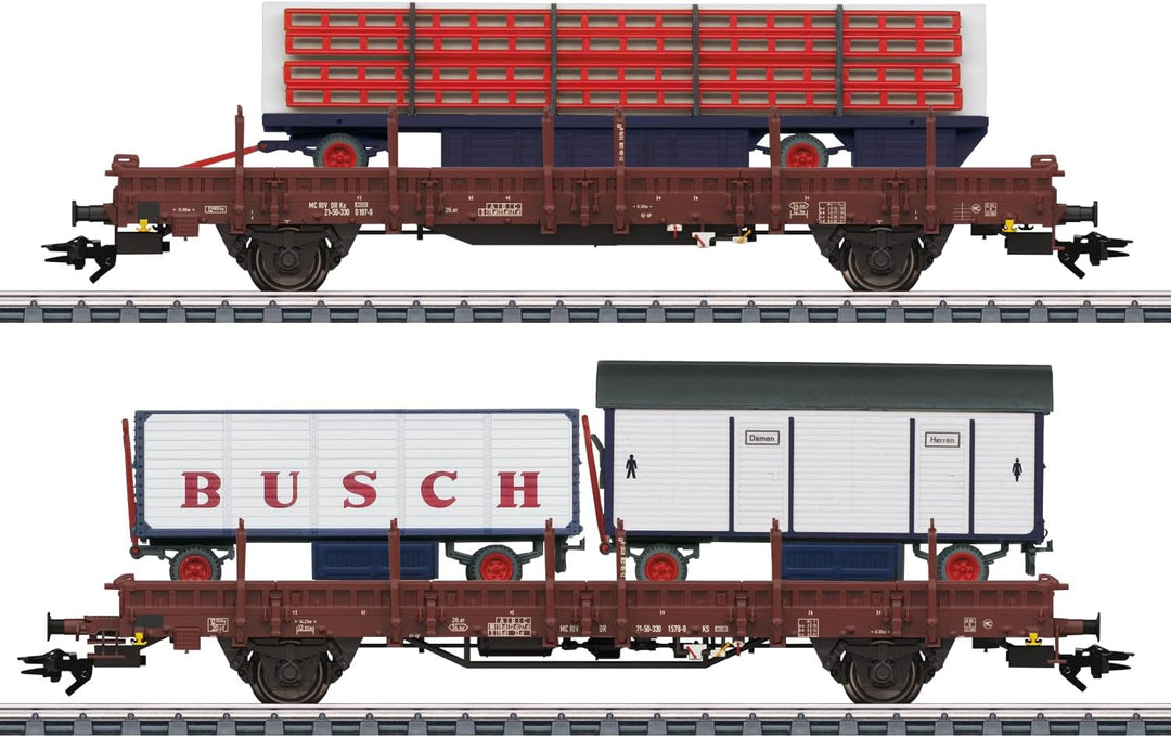 Märklin 45042 H0 2er-Set Güterwagen Zirkus Busch der DR