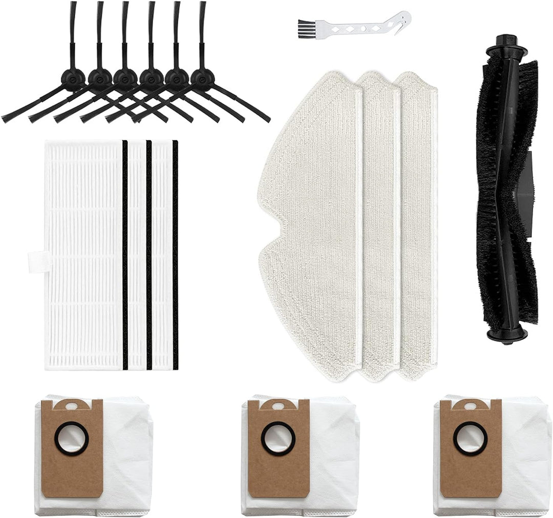 TeKeHom Zubehör-Set für RI-Teile, Ersatzteil für Honiture Q6 Staubsauger-Roboter