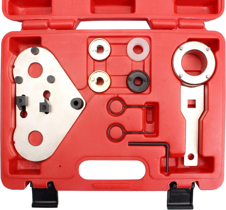 CCLIFE Motor Einstellwerkzeug Arretierwerkzeug Steuerzeiten Werkzeug Kompatibel mit VAG VW Audi 1.8