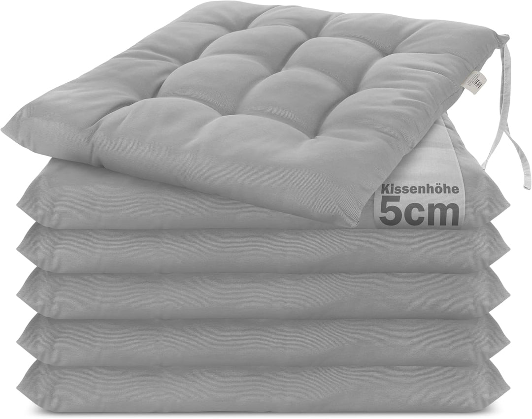 Brandsseller Sitzkissen Dekokissen Stuhlkissen Zierkissen Gartenkissen - 9er Steppung- in Verschiede