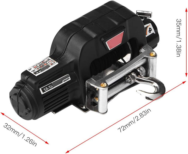 Tbest RC Auto Winde, 1/10 Automatische Crawler Winch Wired Winch Control System Set Simulierte Winsc