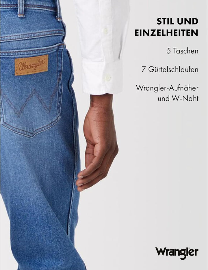 Wrangler Herren Texas Jeans 28W / 32L Blau, 28W / 32L Blau
