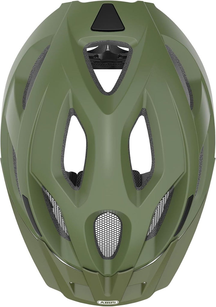 ABUS Stadthelm Aduro 2.0 - Allround-Fahrradhelm mit Licht - in sportivem Design für den Stadtverkehr